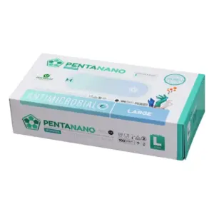 Pentanano Nitrile Handschoenen Large 100st